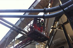 Tubería de transporte de material - Inglaterra